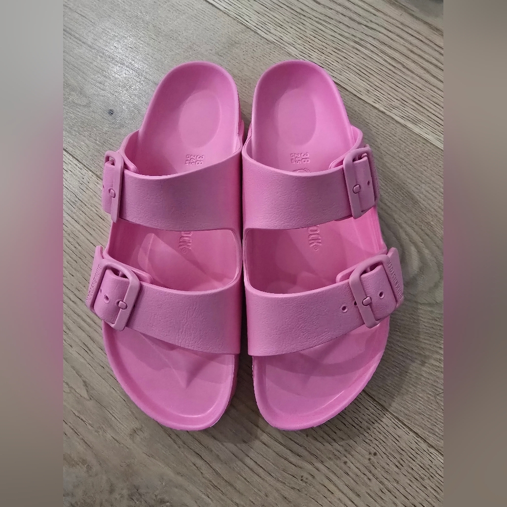 New Pink Birkenstock Sandals